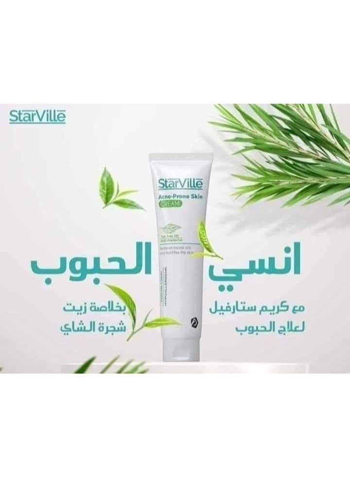 ستارفيل كريم ستارفيل علاج التهابات الجلد المصاحبه لحب شباب الحجم 60 مل - Image 1
