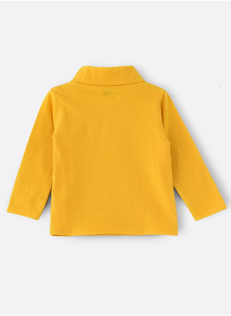 JAM - Basic solid turtle neck t-shirt - Image 1