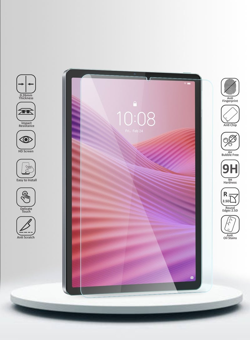 Wtech Lenovo Tab One 4G 2025 (8.7 inch) WTech Premium Series Curved Edges 9H HD Full Cover Tempered Glass Tablet Screen Protector 2 Pack (TSGPCN) - Clear - Image 1