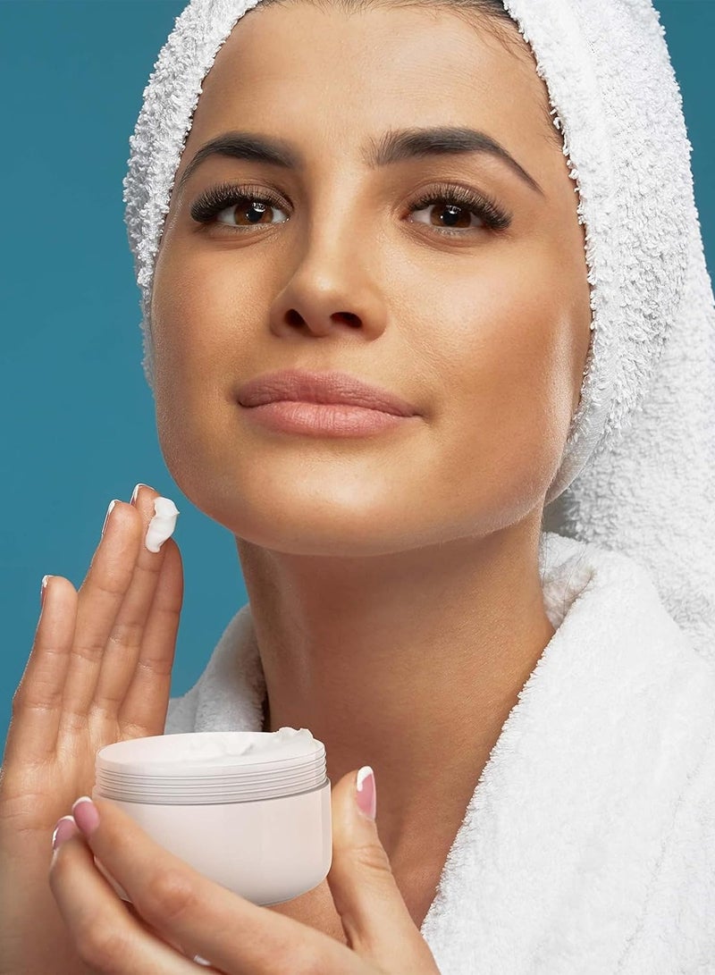 عبوة من 12 برطمان بلاستيكي سعة 4 أونصة مع أغطية لزبدة الجسم واللوشن والكريم ومنتجات المكياج والشعر باللون الأبيض بسعة 118 مل - Image 4