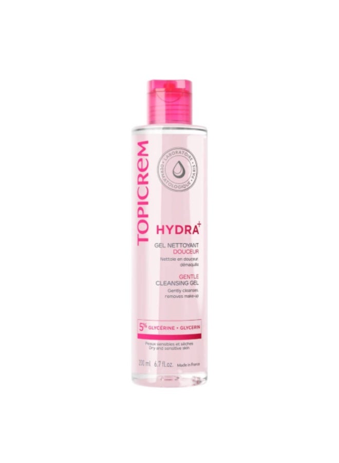 Topicrem Hydra+ Gentle Cleansing Gel 200ml - Image 1