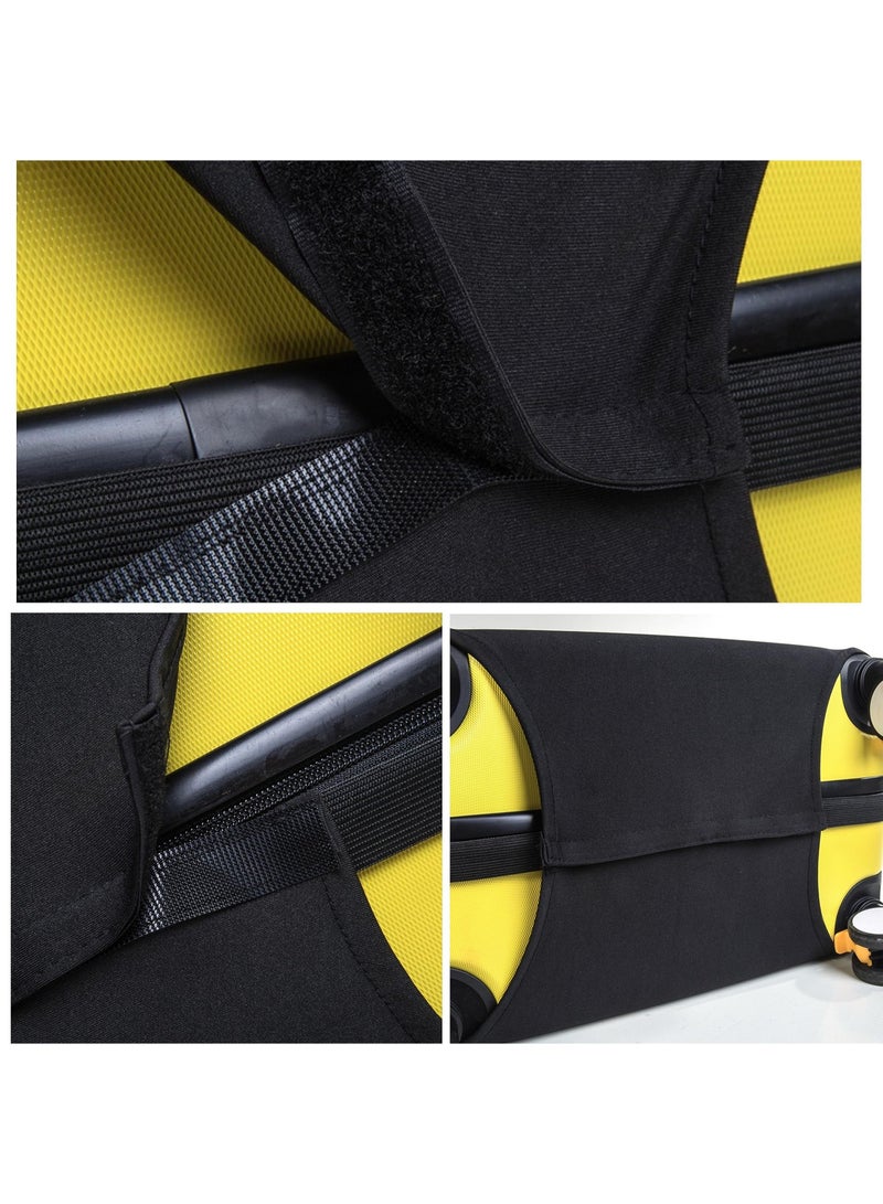 Suitcase Protector Water Resistant Trolley Case Protective Cover for Luggage Spandex Washable Travel