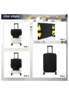 XiuWoo Suitcase Protector Water Resistant Trolley Case Protective Cover for Luggage Spandex Washable Travel  - Image 3