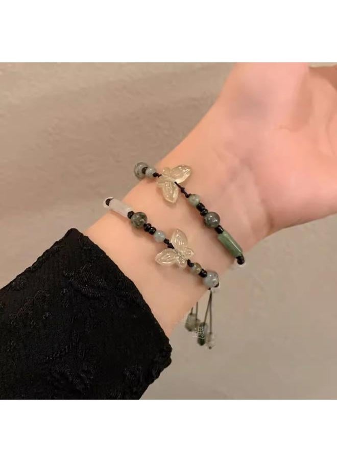 نيبمينينت Korean Tide Pearl Bracelet Female Design Sense Niche Joker Temperament Couple Jewelry 