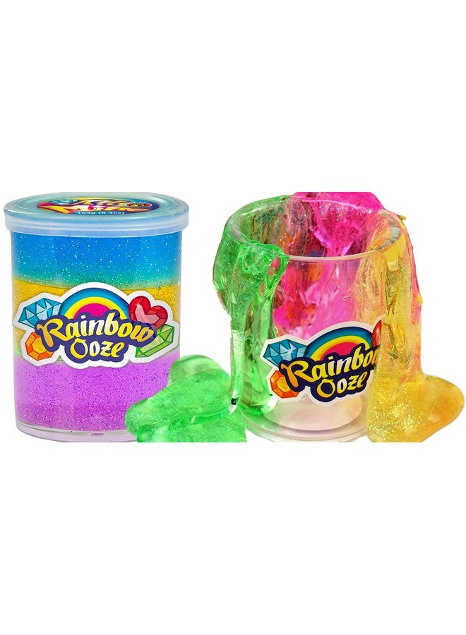 Ja-Ru Rainbow Slime Kit (1 Slime Bucket) Neon Candy Glitter Slime For Kids Boys & Girls. Stress Relief Satisfying Sensory Putty Toys. Party Favor Birthday Gift Ideas. 46341A - Image 1