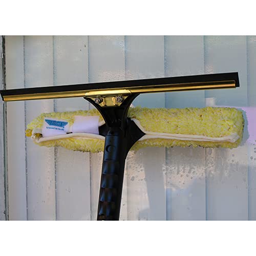 Ettore 71180 Backflip Window Squeegee, 18 Inch, Gold, Black - Image 3