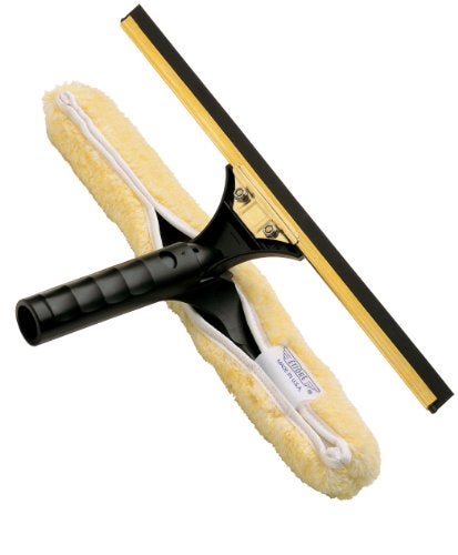 Ettore 71180 Backflip Window Squeegee, 18 Inch, Gold, Black - Image 1
