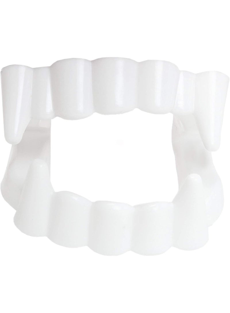 Skeleteen أنياب مصاص الدماء البيضاء من سكيليتين - أسنان دراكولا الحادة لمناسبات الهالوين، هدايا الحفلات واللوازم - عبوة 12 - Image 5