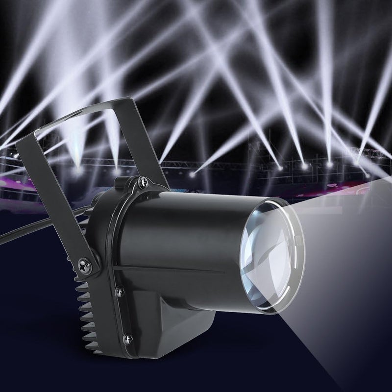 كلاراكو كشاف LED شعاعي، 110 فولت 30 واط، إضاءة مسرح بيضاء Pinspot لإضاءة عيد الميلاد، ديكور المنزل، DJ، KTV، ديسكو، الحفلات - Image 4