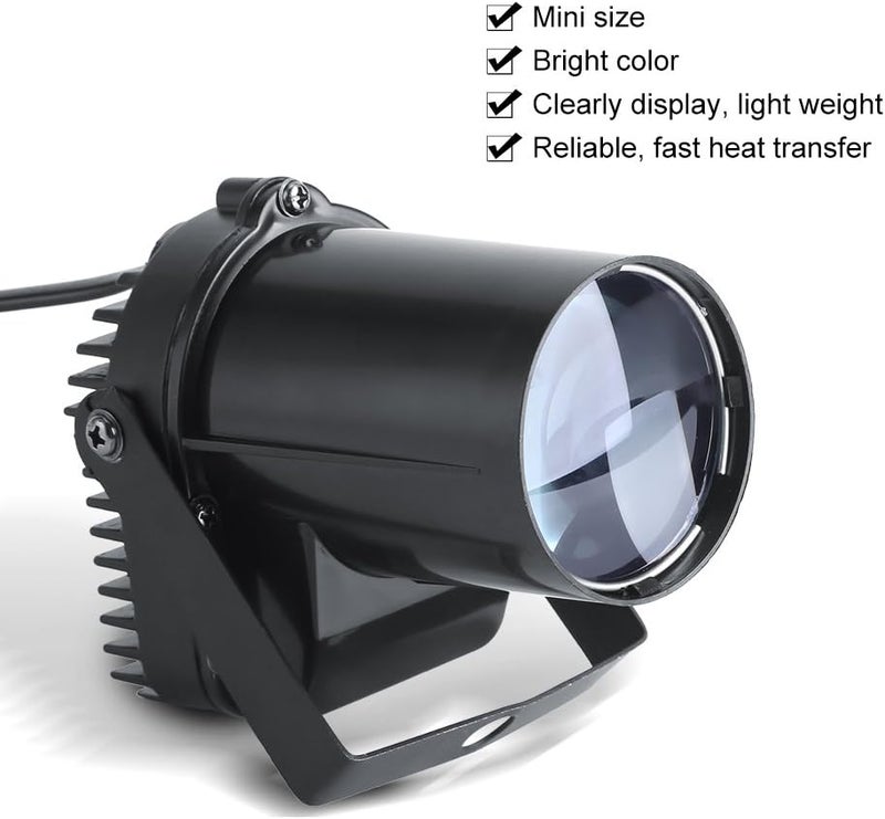كلاراكو كشاف LED شعاعي، 110 فولت 30 واط، إضاءة مسرح بيضاء Pinspot لإضاءة عيد الميلاد، ديكور المنزل، DJ، KTV، ديسكو، الحفلات - Image 5
