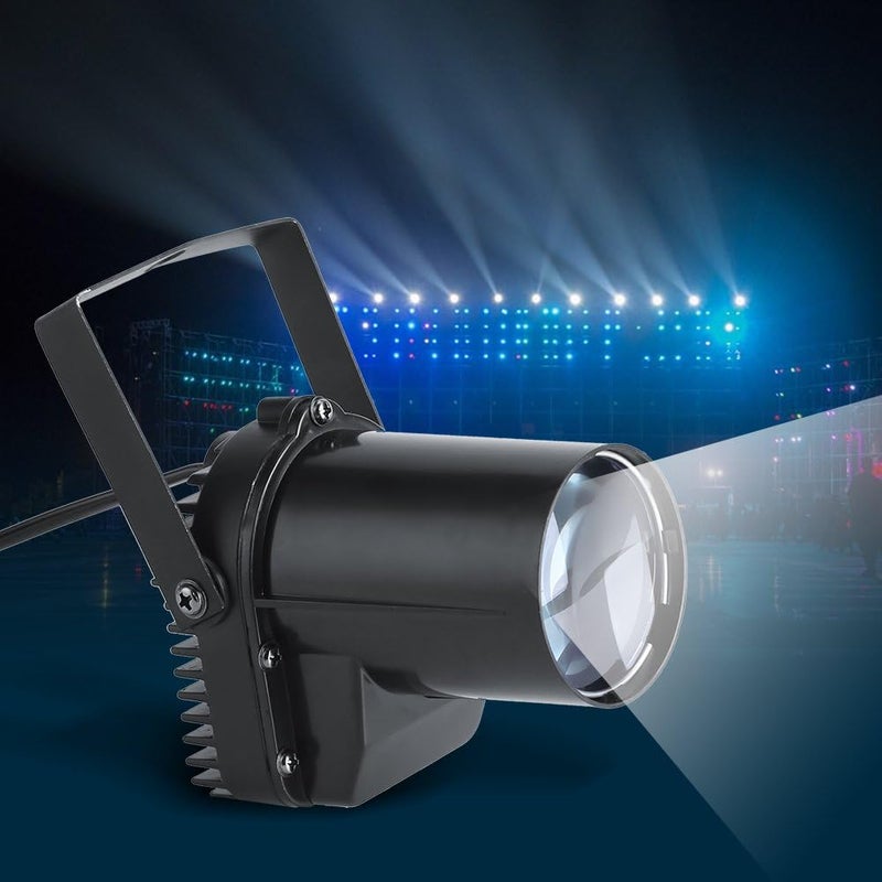 كلاراكو كشاف LED شعاعي، 110 فولت 30 واط، إضاءة مسرح بيضاء Pinspot لإضاءة عيد الميلاد، ديكور المنزل، DJ، KTV، ديسكو، الحفلات - Image 1