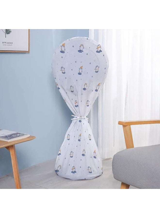 غطاء حماية الغبار لمروحة الارضية العمودية بتصميم ريفي وطابع ربيعي دافئ - Image 1