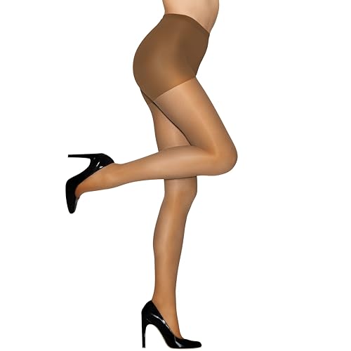 Hanes Alive Control Top Reinforced Toe Sheer Pantyhose for Ultimate Comfort and Support, Barely There, Size B (Pack of 1) - Image 1