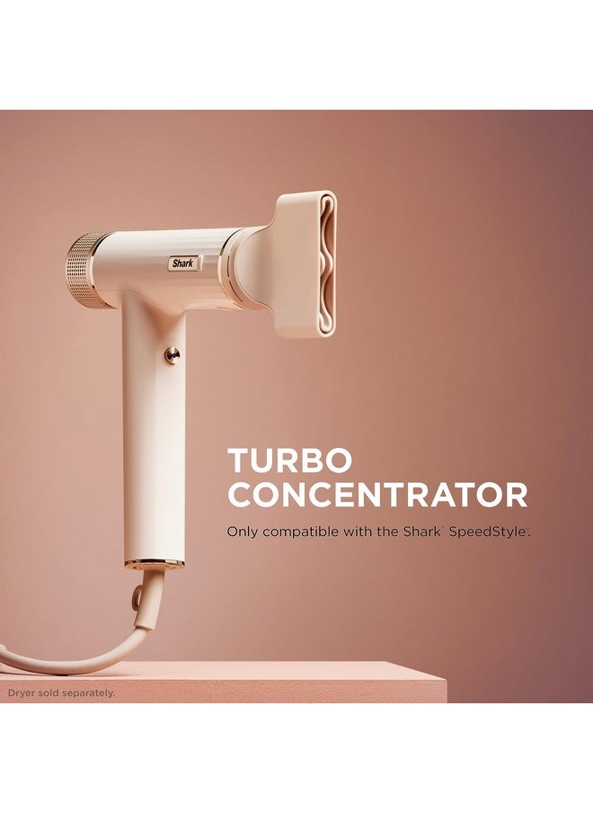Shark Shark XSKHD3SCA SpeedStyle Turbo Concentrator, Works With Shark SpeedStyle HD3xx Family Only, Styling Tool, for Straight, Wavy, Curly, and Coily Hair, Sleek and Straight Blowout, Stone  - Image 3