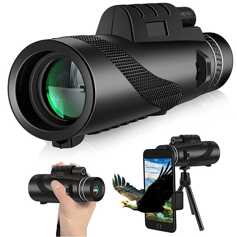 80X100 Telescope 12X50 Monocular Telescope 40X60 Astronomical Telescope Magnifying Glass Bird Watching Telescope - Image 2