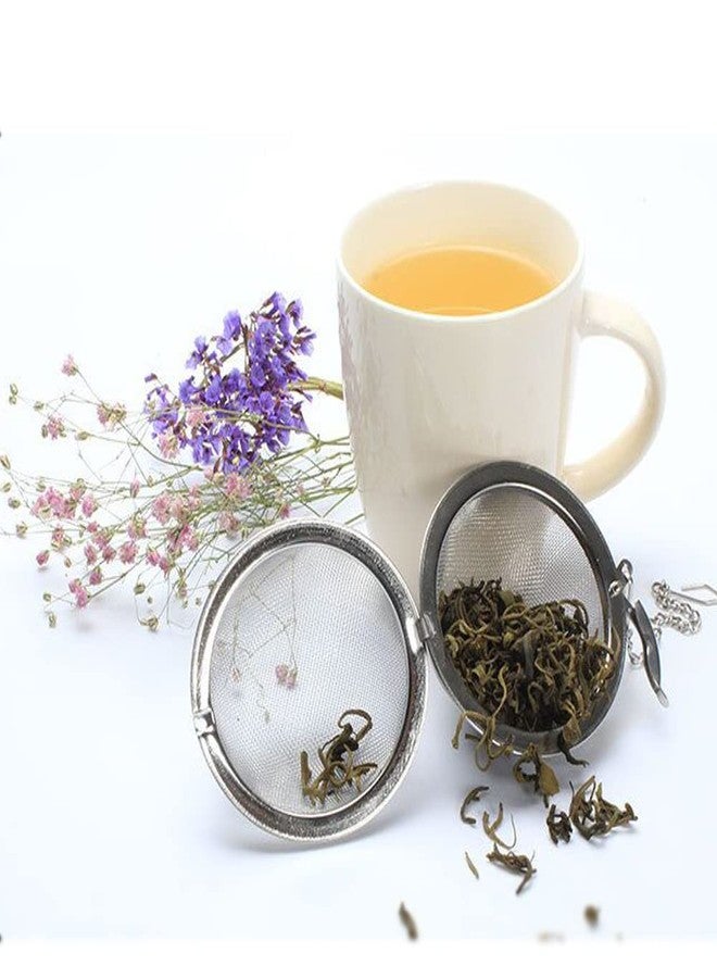 YITOO Stainless Steel Mesh Tea Ball, Extra Fine Mesh Tea Infuser for Loose Leaf Tea, Tea Strainers Tea Infuser Strainer Filters for Tea 3piece set - Image 3