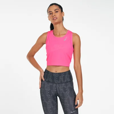 Nike Women's Dri-FIT Race Cropped Running Tank Top