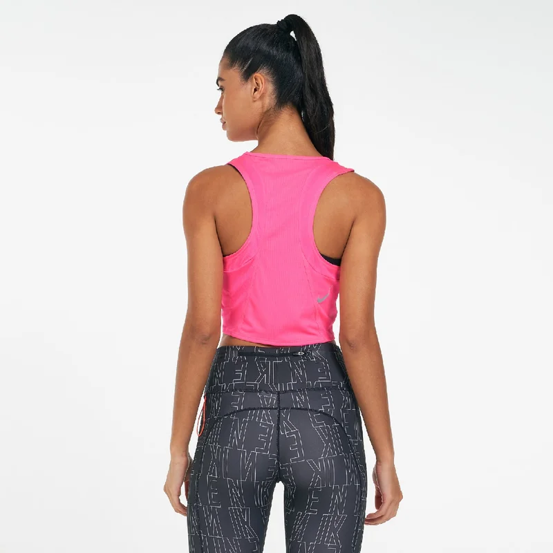Nike Women's Dri-FIT Race Cropped Running Tank Top