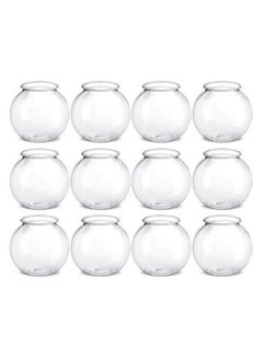 Kicko Kicko Plastic Decorative Fish bowl - Clear Bowls for Game Accessory, Parties or as Vases for Centerpieces - 16 Ounce Disposable Tub for Party Drinks - Ornament or Sweet Treats Holder, 12 Pack  - Image 1