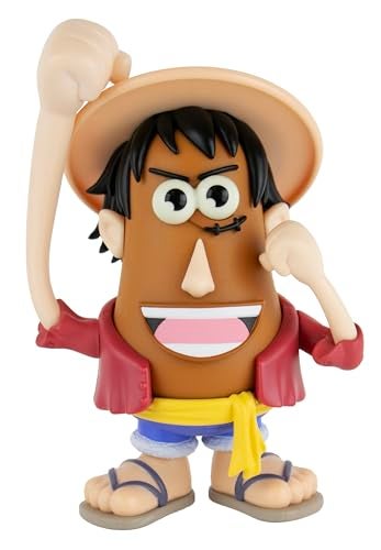 Super Impulse Poptaters One Piece Luffy Includes 14 Removable Interchangeable Facial and Body Parts Including one Surprise Potato Head Original Piece - Image 1