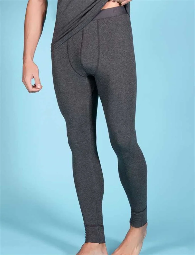 بيراك Thermal Men's Crew Neck Short Sleeve Undershirt Tights Underwear Set