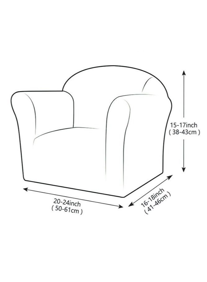 Stretch Single Sofa Cover Elastic All-inclusive Couch Slipcover Anti-scratch Dustproof For Living Room Single Seat Sofa Decoration - Image 2