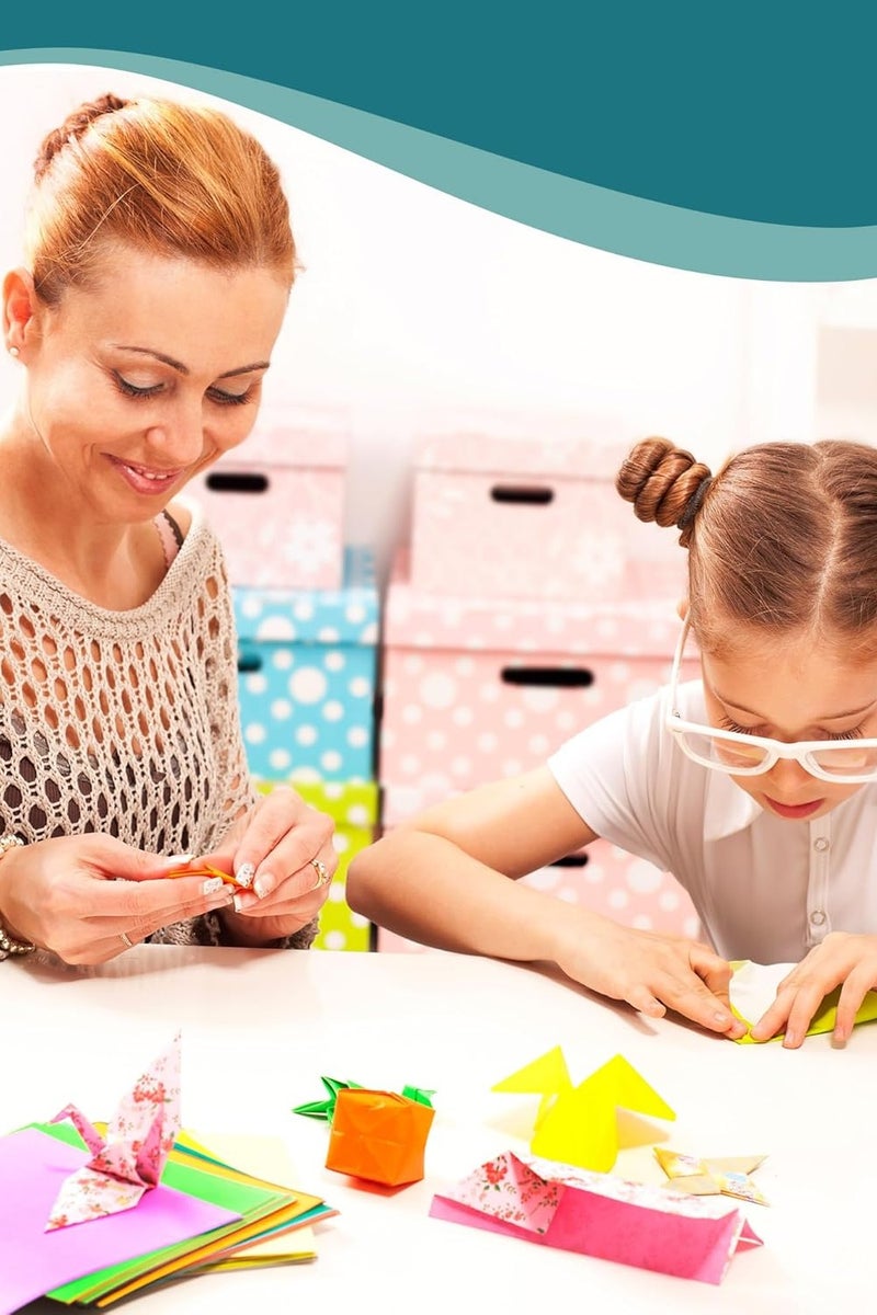 متجر الفرح 100 ورقة، 10 ألوان متنوعة، مجموعة كبيرة للأطفال، لوازم مدرسية، ورق نسخ A4، ورق أوريجامي، ورق بناء، لوازم فصول ما قبل المدرسة، المرحلة الابتدائية، رائعة للفنون والرسم والتلوين والرسم والحرف اليدوية، 8.3 بوصة × 11.7 بوصة - Image 3