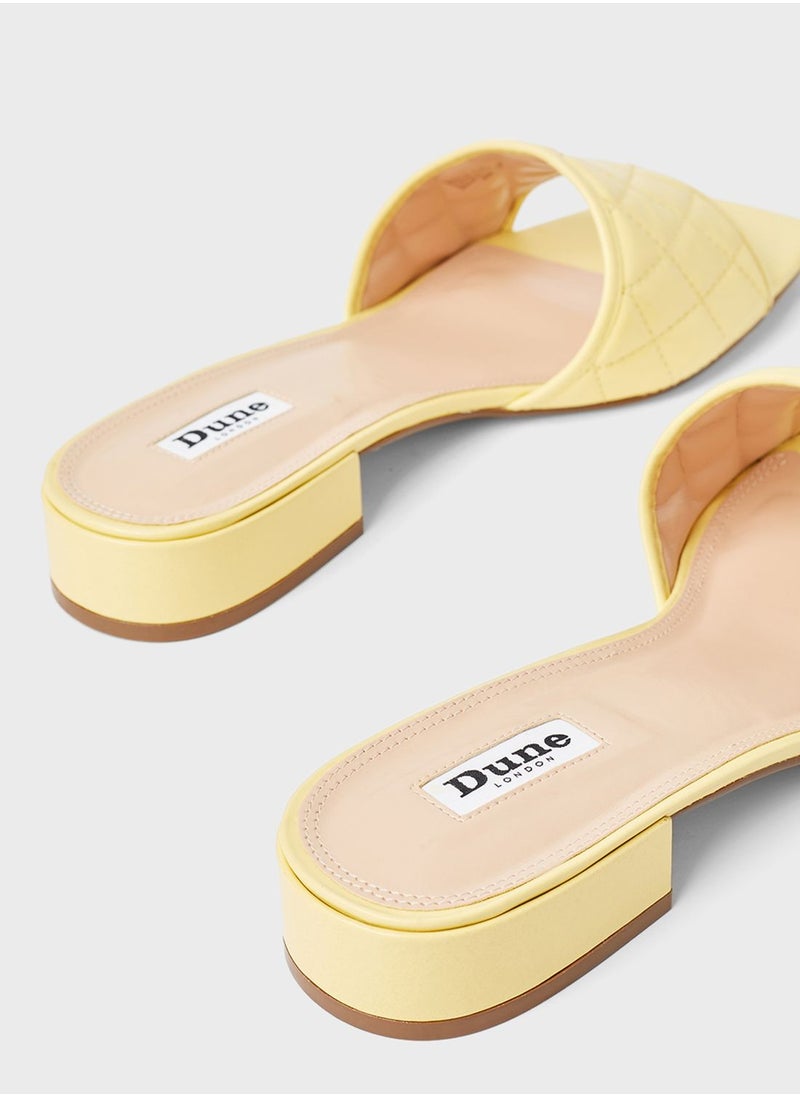 Dune LONDON - صندل جلدي خطي - Image 1