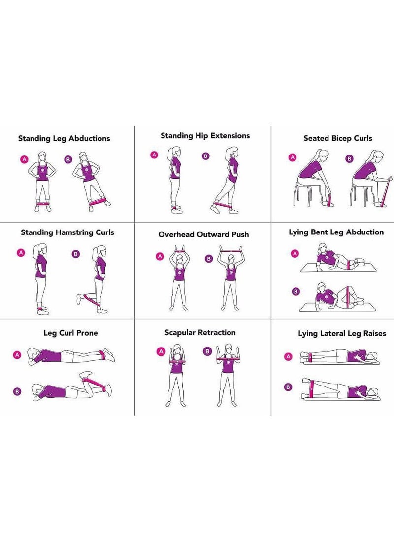 KANGAROO - 3 Level Kangaroo Resistance Bands Set Made of pure non-recycled rubber - Image 1