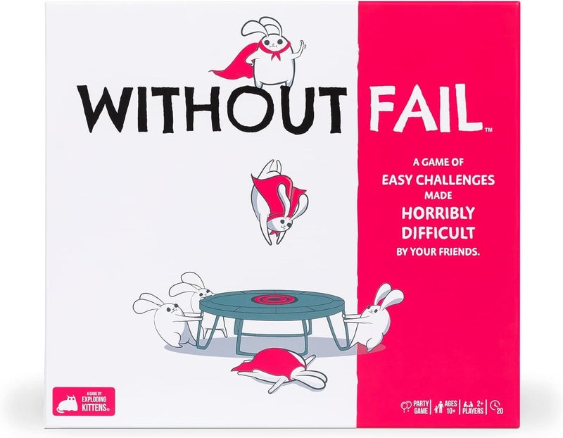 Exploding Kittens Without Fail by Exploding Kittens 2 Players Ages 10 20 Minutes to Play A Game of Easy Challenges Made Difficult Perfect for Couples Date Night and Teen or Adult - Image 2