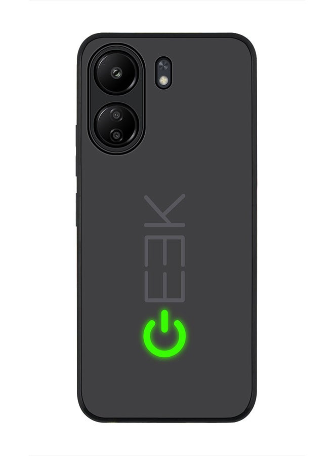 Stylizedd Rugged Black Edge Case for Xiaomi Redmi 13C 4G, Slim fit Soft Case Flexible Rubber Edges Anti Drop TPU Gel Thin Cover - Geek ON - Image 1