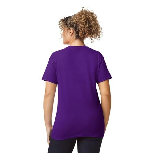 Gildan Unisex Adult Dryblend T-shirt, Style G8000, Multipack, Purple (2-pack), X-Large US - Image 3