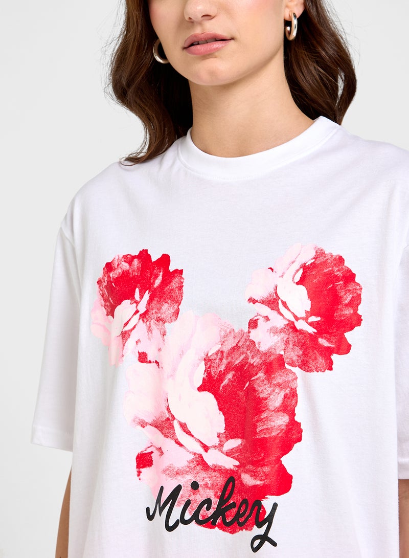 Disney Mickey Oversize Graphic T-Shirt - Image 3