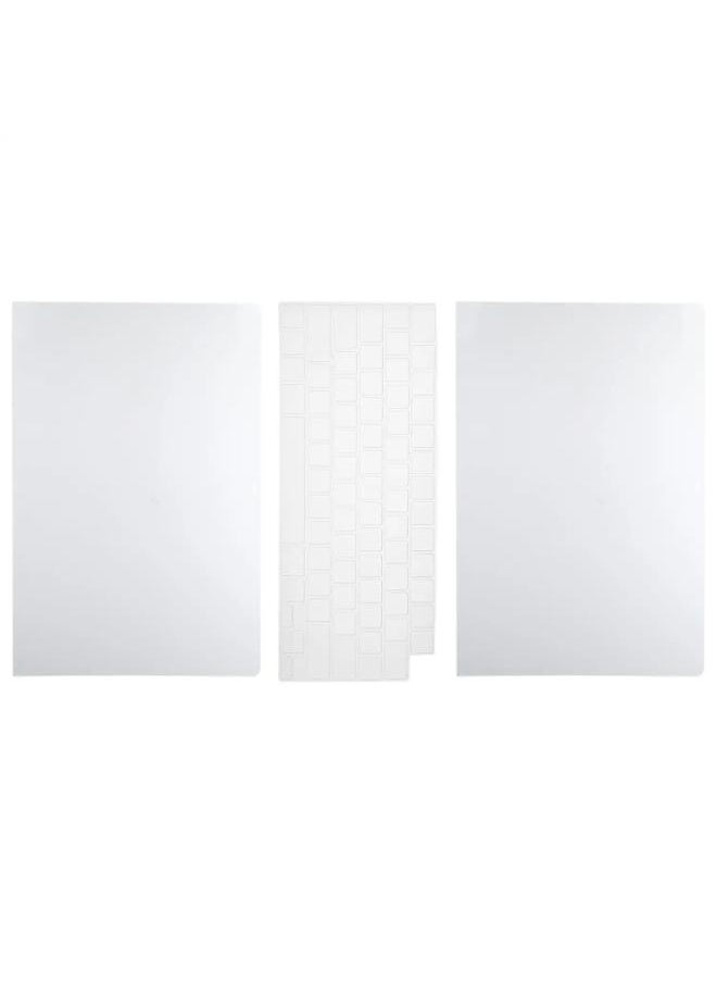 LANEX Lanex screen protector and keyboard, 3 pieces, Compatible with MacBook Air M2 13 - Clear  - Image 2