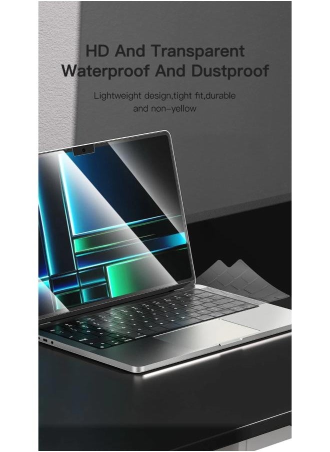 LANEX Lanex screen protector and keyboard, 3 pieces, Compatible with MacBook Air M2 13 - Clear  - Image 4