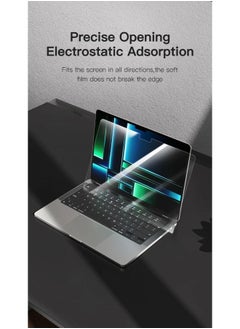 لانيكس واقي شاشة ولوحة مفاتيح من Lanex، ٣ قطع، متوافق مع MacBook Air M2 13 - شفاف  - Image 3