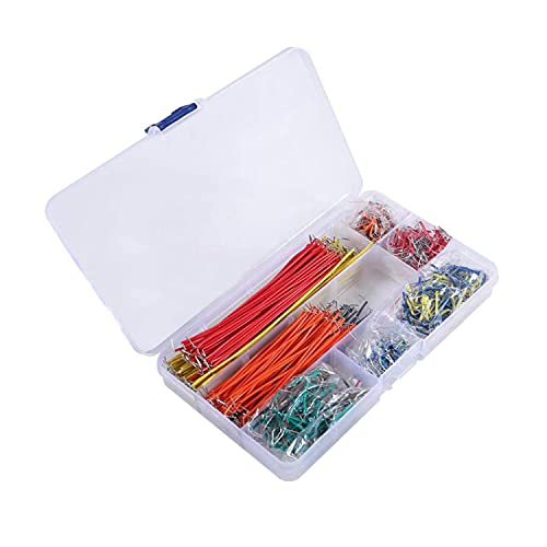 AEDIKO 840pcs Jumper Wire Kit 14 Values Breadboard Jumper Wires Kit 2-125mm Solderless Flexible Breadboard Connecting Line Cables - Image 1
