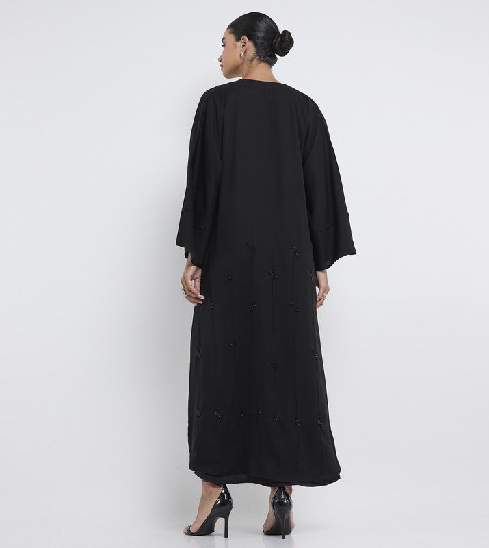 ROZA Stylish hand work abaya - Image 4