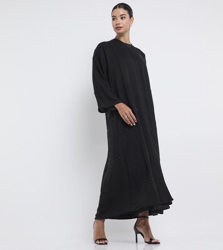 ROZA Stylish hand work abaya - Image 1