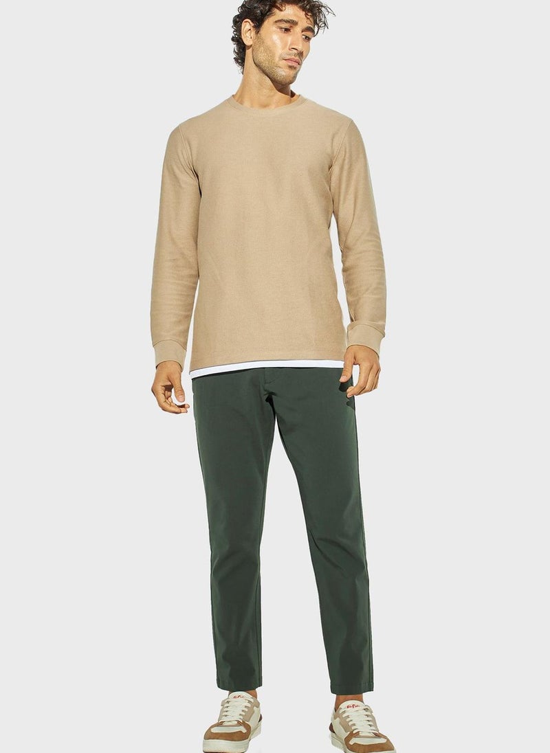 Iconic - Essential Relaxed Fit Chinos - Image 1