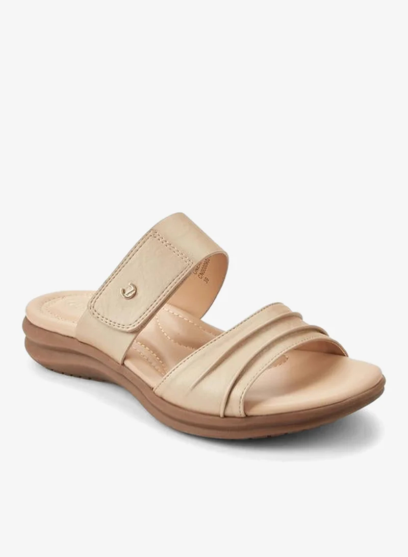 Le Confort BEIGE Women Hook & Loop Slide Sandals for Women | Best Price UAE