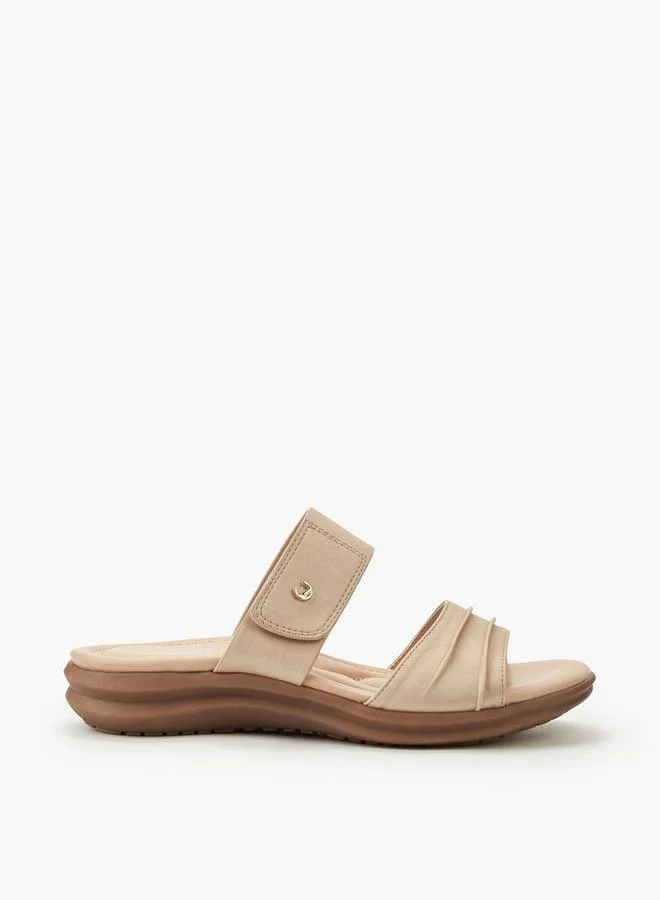 Le Confort Women Hook & Loop Slide Sandals
