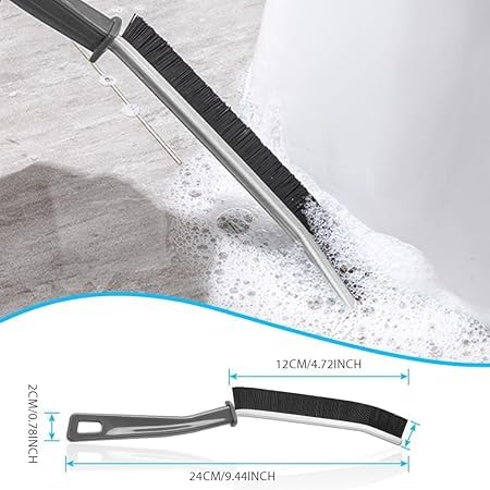 LAGET® Mini Gap Cleaning Brush,Bathroom Gap,Corners of Kitchen Tiles,Window Slots,Door Window Track Deep Cleaning Brush(Pack OF2) - Image 5