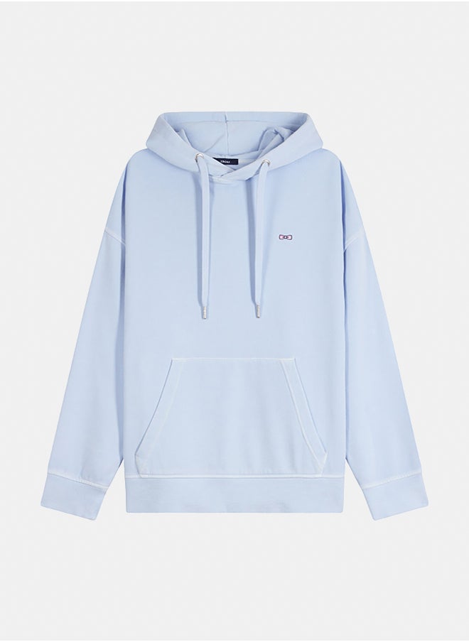 Eden Park Oversized Fit Overdyed Fleece Hoodie  - Image 1