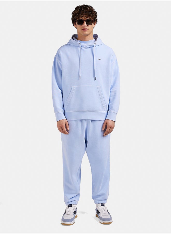 Eden Park Oversized Fit Overdyed Fleece Hoodie  - Image 2