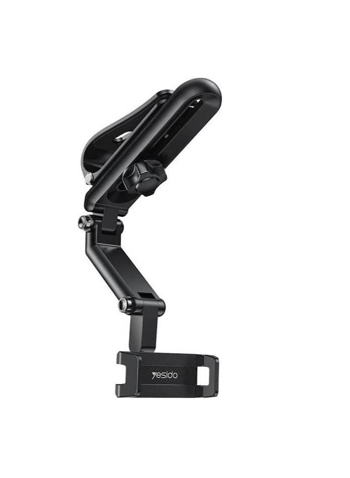 YESIDO C194 Car Phone Mount Sun Visor Phone Holder for Car Universal Clip 360 Degree Adjustable Cell phone Stand Rearview Mirror Cradle. - Image 1