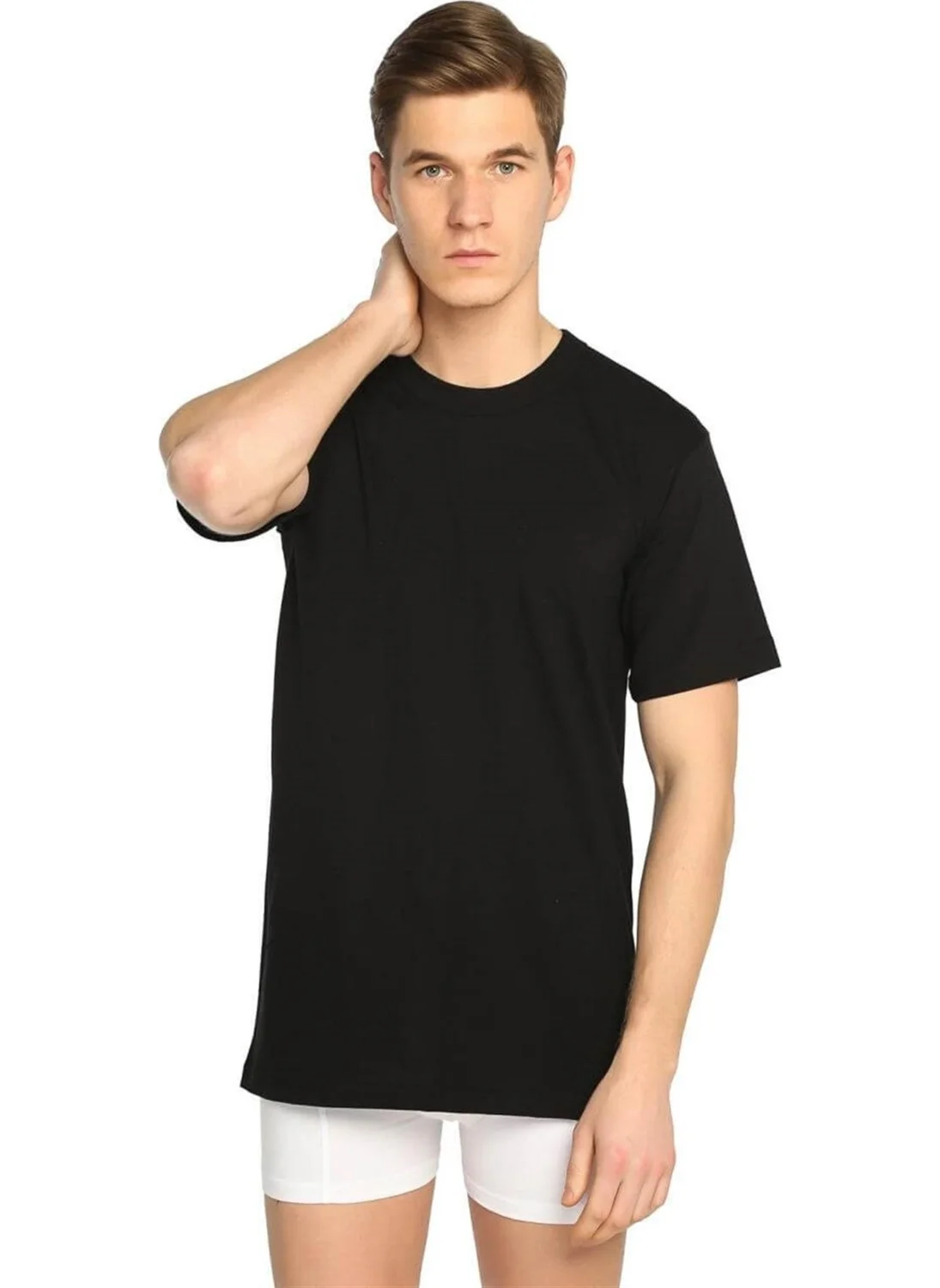 Tutku Crew Neck Cotton Colored Men's Undershirt