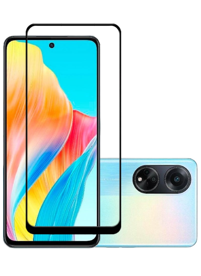 ACLIX Antistatic ESD Dustproof Premium Quality High Definition Tempered Glass Screen Protector Designed For Oppo A98 - Image 1