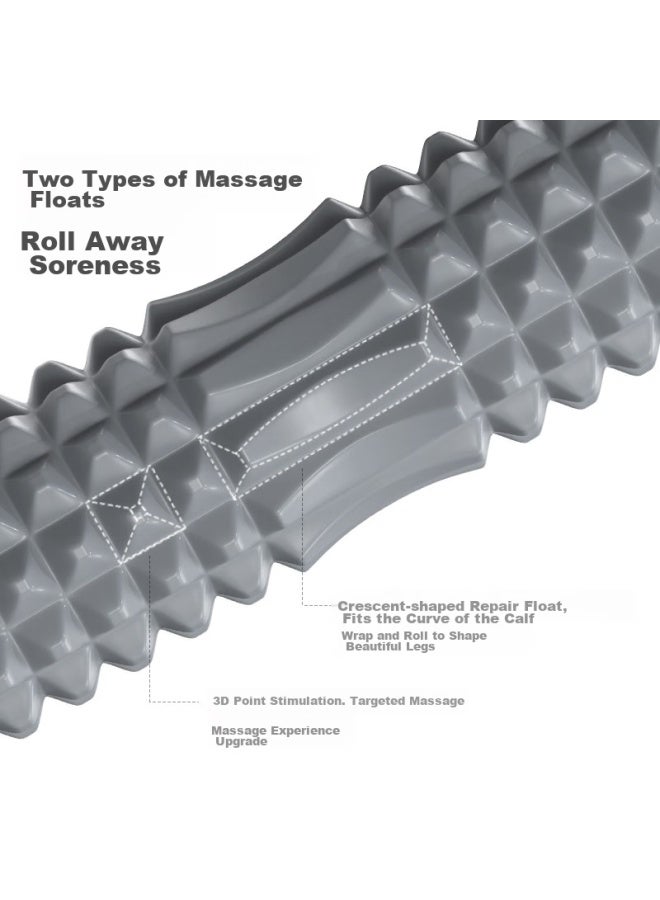 JD.com Jd Jingzao Double Floating Foam Roller Yoga Column, Foam Roller, Muscle Relaxation Roller Back Roller, Spiked Massage Stick - Image 5