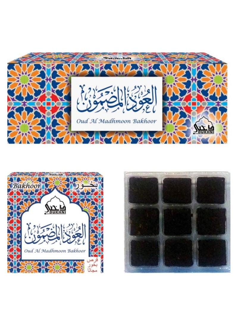 Dukhni Oud Al Madhmoon Bakhoor Celebration Pack (12 units of 9 pcs each)